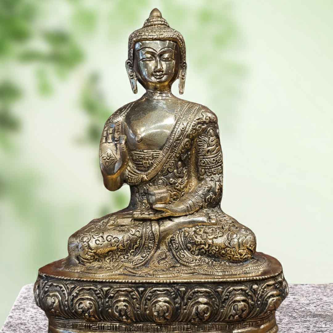 Handcrafted Brass Buddha Statue